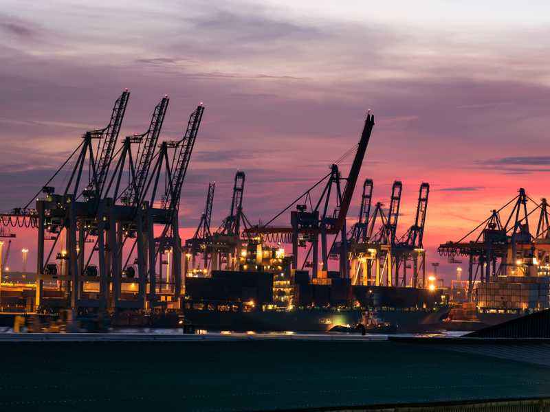 Hafen in Hamburg